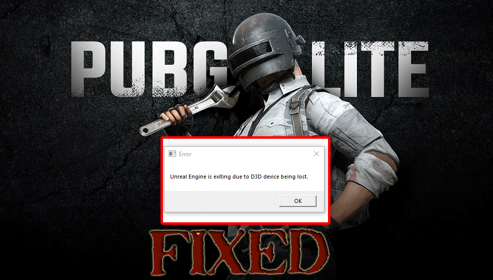 PubG Lite Unreal Engine Fejl 0x887A0006