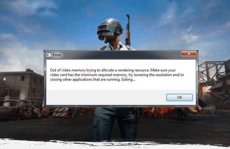 PUBG-spilfejl