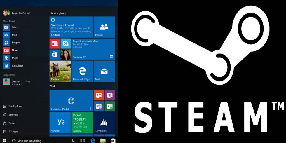steam windows 10 64 bit download