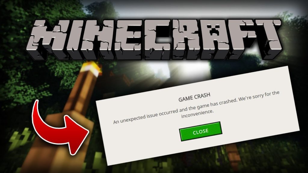 rettes Minecraft holde nedbrud Windows 10