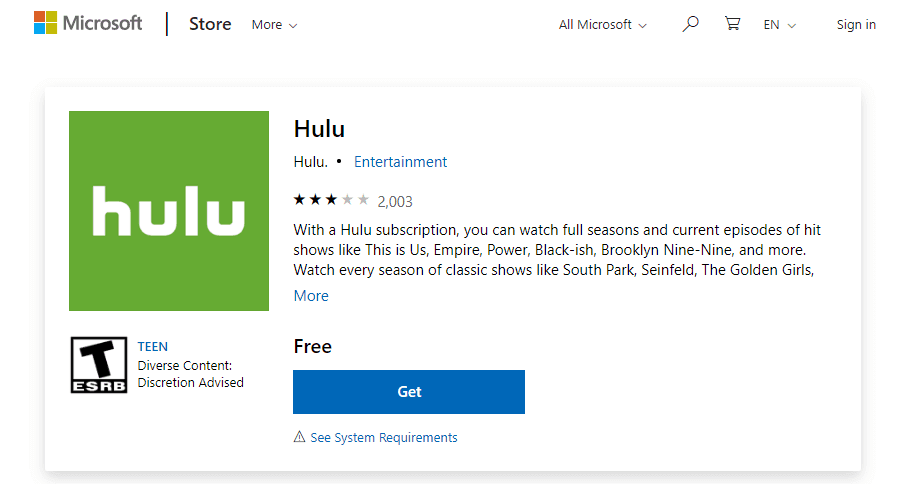 Hulu fejlkoder 3 503 & 504