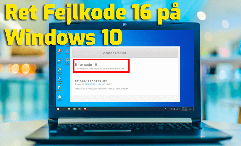 fejlkode 16