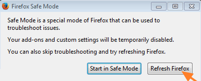 Firefox XPCOM-fejl