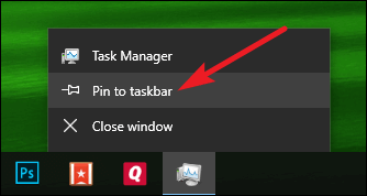 Opret en genvej til Task Manager