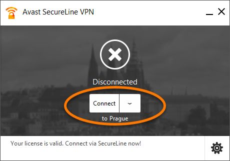 Avast SecureLine VPN afbrudt