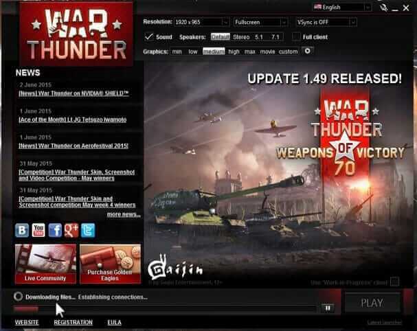 Video driver hung and was restarted war thunder что делать