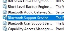 Bluetooth-supporttjenesten