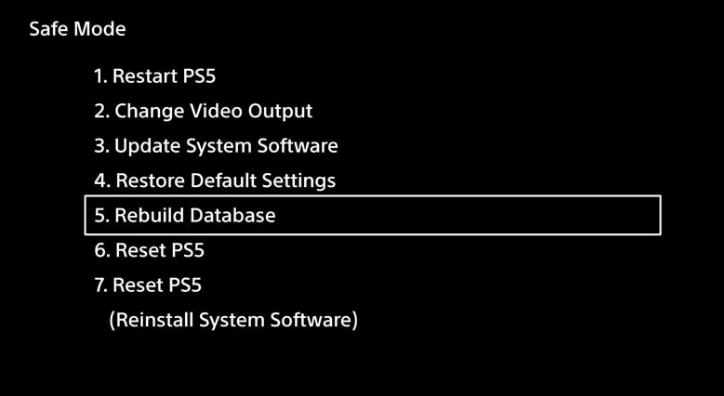 fix PS5 frysning